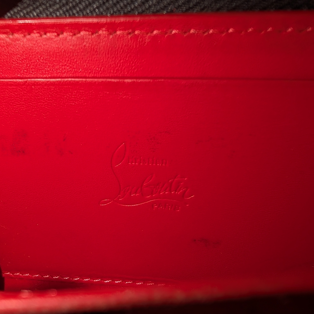 Christian Louboutin Small Panettone Zip-Around Coin Wallet - Picture 7 of 8